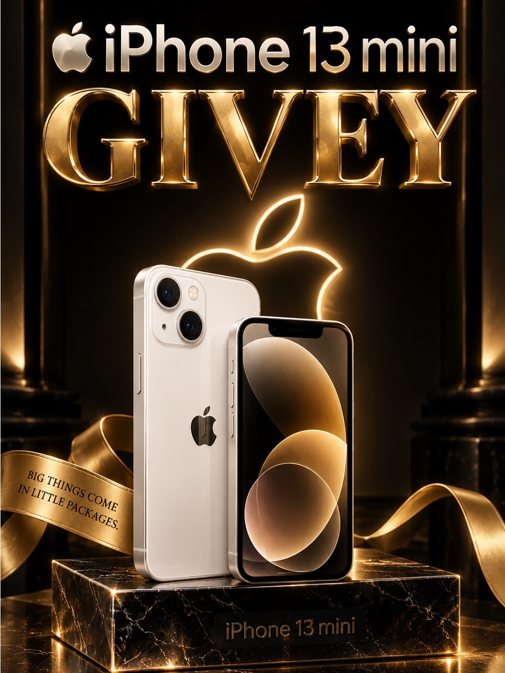 Free Apple iPhone 13 mini follow IG @zaddy_waleed